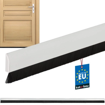 Bandă etanșare sub ușă automată albă 25 mm 1 m