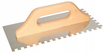 Spatula 8x8mm spatula dințată din oțel spatula adeziv gresie tencuiala adeziv