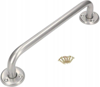 Suport baie mânere 400, suport ușă - Culoare argintie