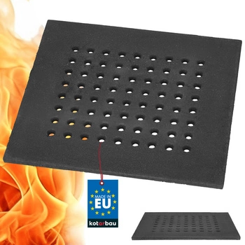 Grătar fontă pentru sobă 38x35 cm