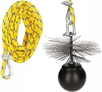 Kit de curățare a coșului de fum 120 mm 8 m