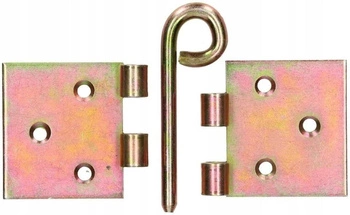 Balama detașabilă 100x50 mm construcție galvanizată mobilier - 10 buc.