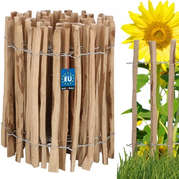 Hazel gard împrejmuire borduri palisadă ardezie 50 cm