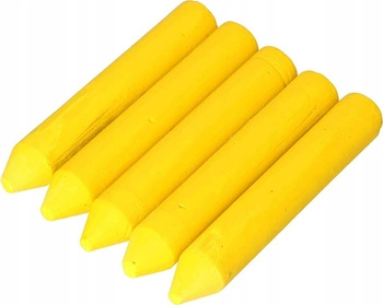 Cretă impermeabilă galbenă pentru anvelope set de 5 buc.