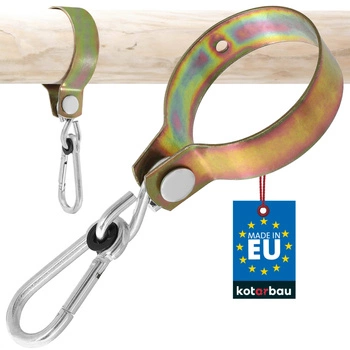 Clema cârlig leagăn carabinier fixare 100 mm - Culoare aurie