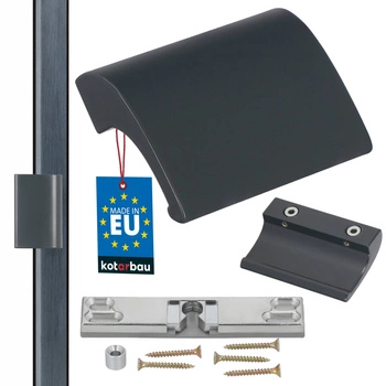 Zăvor balcoane mânere uși încuietoare paletă din aluminiu - Culoare antracit