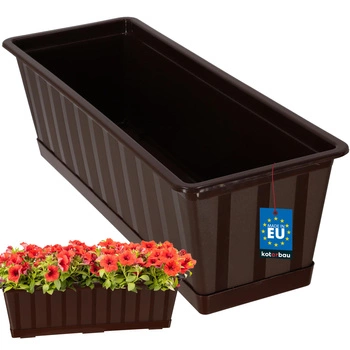 Cutie de balcon 50 cm ghiveci pentru terasă balcon