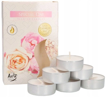 Set de încălzitoare de lumânări parfumate cu lumânări parfumate reîncărcabile zi specială - 6 buc.