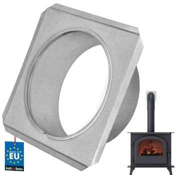 Rozetă pentru țevi de coș de fum ø140 galvanizat