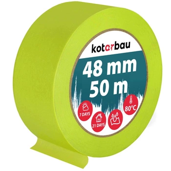 Bandă de mascare hârtie neon 48mm 50m