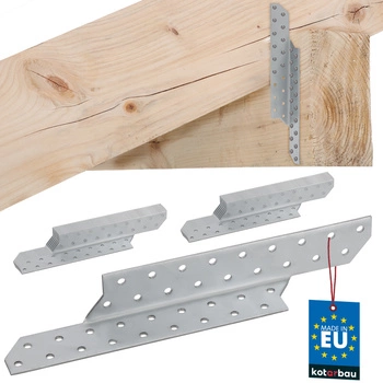 Conector pentru căpriori racord dreapta 250x35 mm set de 12 buc.