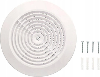 Grilă de ventilație pentru tavan cu flanșă 125mm