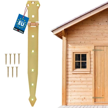 Balama pentru foișor uși obloane 350 mm - Culoare auriu