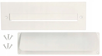 Cutie poștală pentru ușă albă - 275 mm