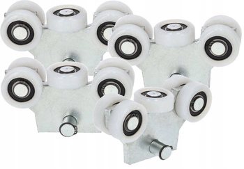 Cărucior 43mm pentru porți glisante cu 5 role - 4 buc.