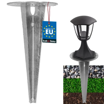 Bază pentru lumini de grădină înfiptă în pământ ancoră 150 mm