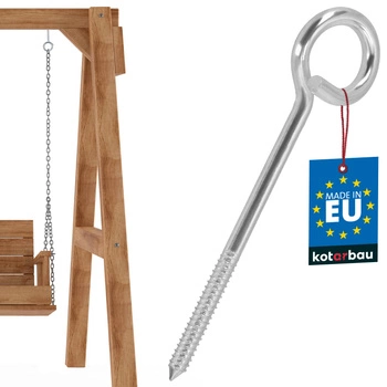 Cârlig de balansare suport cu șurub pentru lemn 240x12 mm