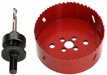 Ferăstrău de găurit bi-metal 102mm adaptor de frezare a coroanei