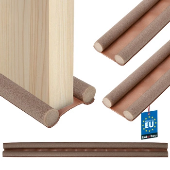 Garnitură din spumă pentru ușă 30 mm 95 cm maro set 2 buc