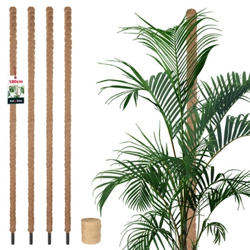 Țăruș pentru plante de nucă de cocos 180 cm x 32 mm set de 4 buc.