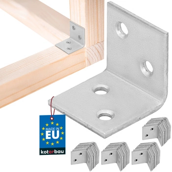 Colțar de îmbinare pentru dulgherie 25x25x25 set de 50 buc.