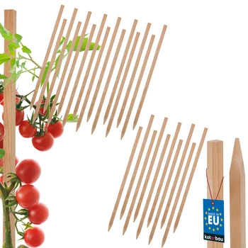 Tăruși de grădină din lemn pentru roșii legume 40 cm set de 25 buc.