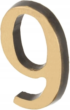 Numărul casei "9" numărul ușii 3d 5cm patină