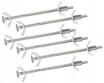 Conector cu șuruburi pentru mobilier 150 conector pentru blat de lucru - 6 buc.