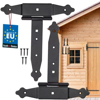 Chioșc cu balamale transversale de balama obloane porți 200mm - 2 buc.