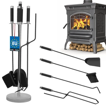 Șemineu kit de aragaz kit de agățat clește perie