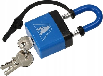 Lacăt de securitate 46mm oțel albastru