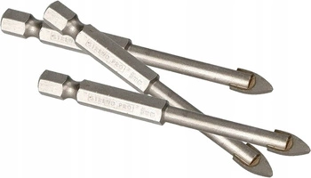 Freză de sticlă de 6 mm pentru ceramică de gresie - 3 buc.