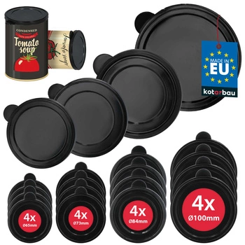 Capac pentru cutie capac 100/84/73/65 mm set 16 buc.