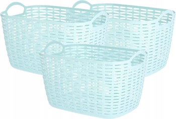 Organizator de coșuri 290 mm din plastic traforat - 3 buc.