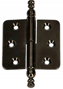 Mobilier decorativ balama pliabila negru cupru stânga