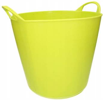 Găleată flexibilă verde 26l cu urechi