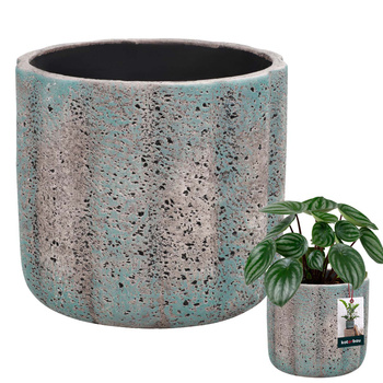 Ghiveci de flori din ceramică cilindru plante 12 cm