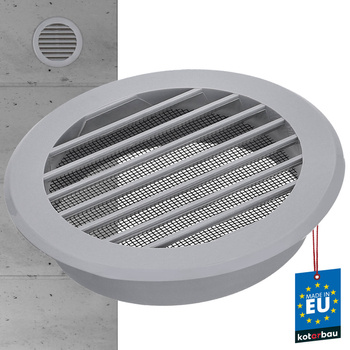 Grilă de ventilație cu ochiuri rotunde 100 mm