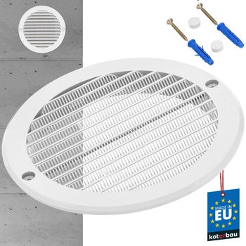 Grilă de ventilație cu ochiuri rotunde 160 mm