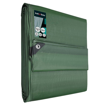 Prelată de protecție verde oliv 120 g/m2 10x12 m