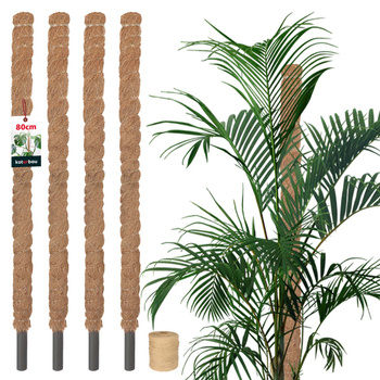 țăruș pentru plante de nucă de cocos 80 cm x 25 mm set de 4 buc.